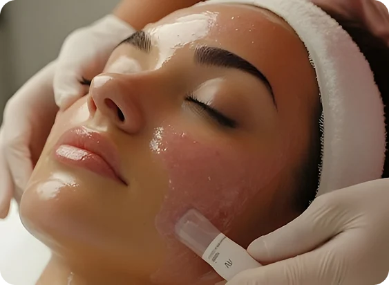 Chemical Peel at SK'N THEORY clinic in Karachi