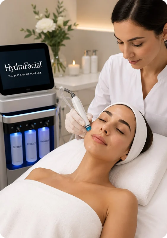 Hydra Facial at SK'N THEORY